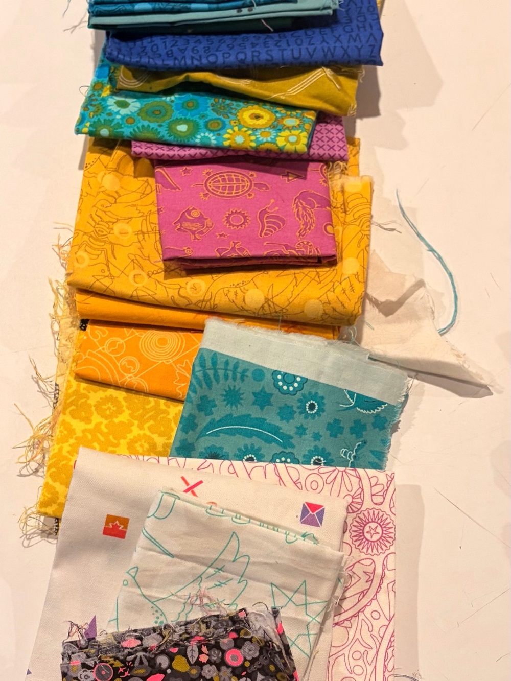 Alison Glass Fabric Scrap lot